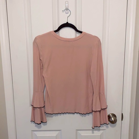Blush Wide Sleeve Top - Picture 3 of 3